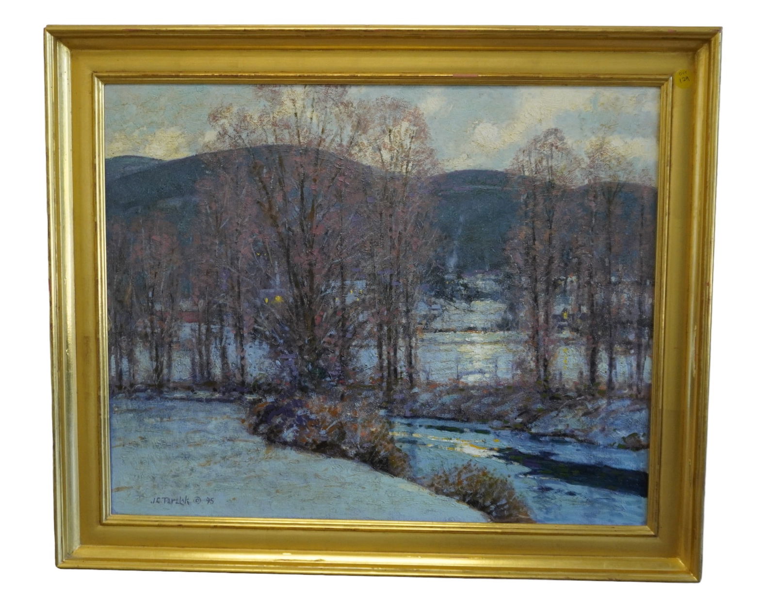 JOHN TERELAK "MOONLIGHT" OIL ON CANVAS (1 of 9)