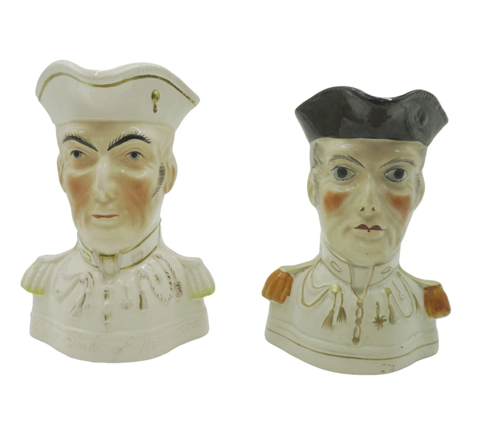 PAIR STAFFORDSHIRE LORD NELSON BANK & MUG (1 of 9)