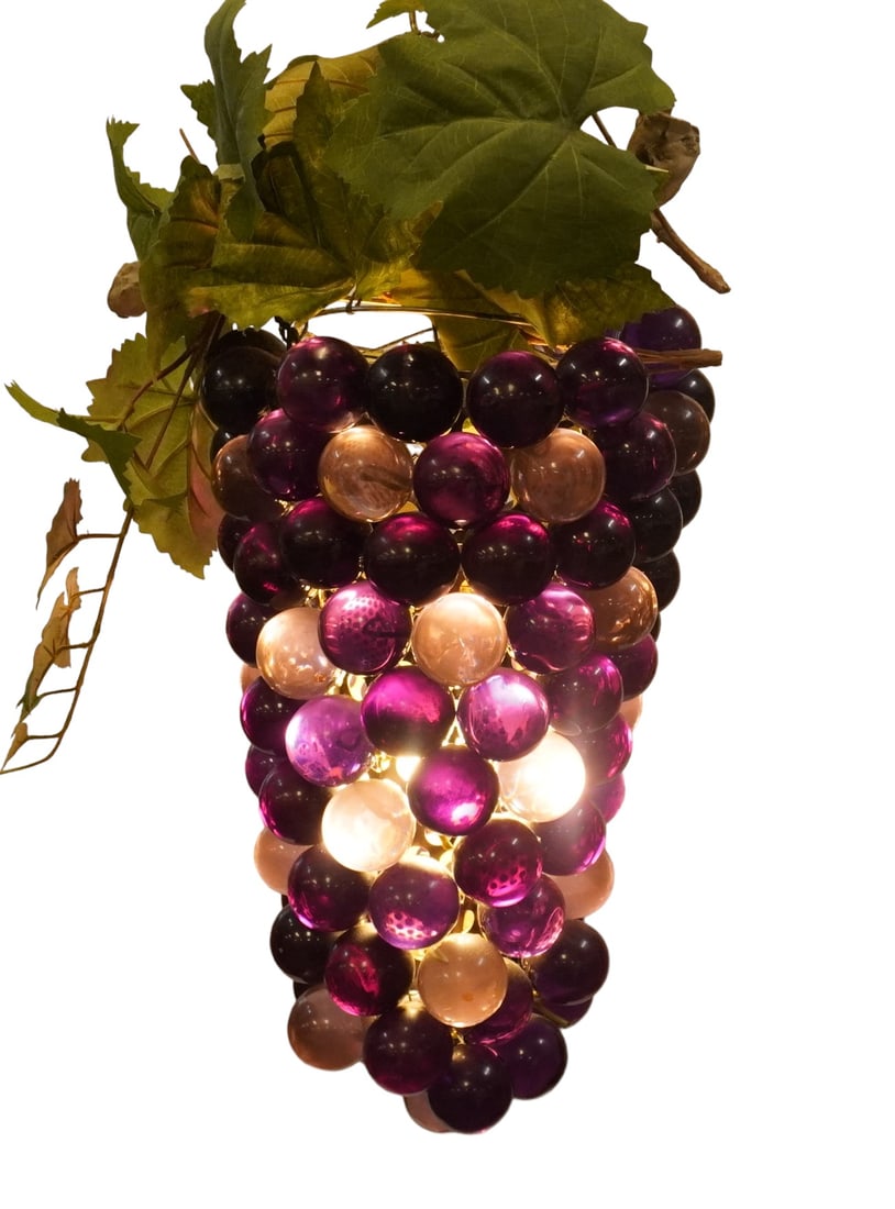 MCM ACRYLIC GRAPE CLUSTER CHANDELIER (1 of 8)