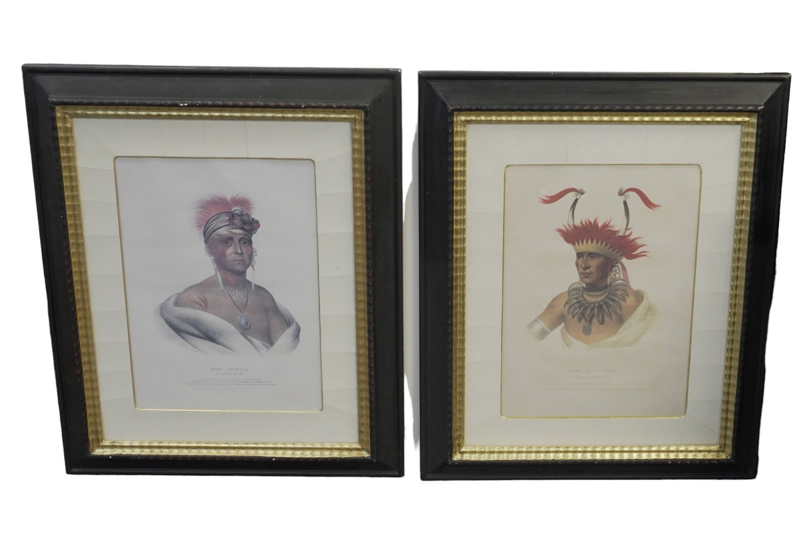 2 FRAMED MCKENNEY & HALL NATIVE AMERICAN PRINTS (1 of 7)