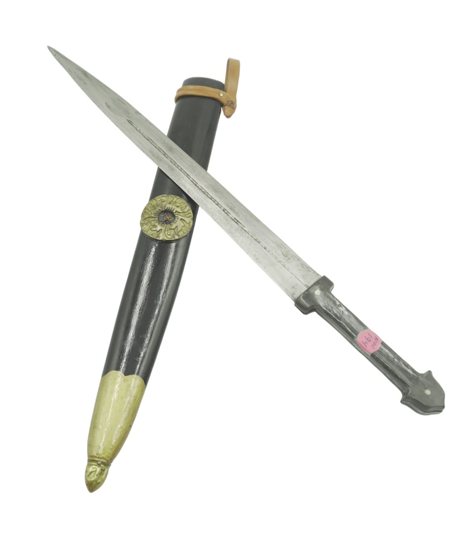 CAUCASIAN (ARMENIAN) DAGGER IN GILT SILVER MOUNTS, 19TH C. (1 of 5)