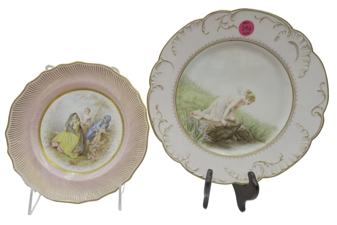 RARE HAVILAND & CO. LIMOGES PLATE AND DECORATIVE PLATE (1 of 6)