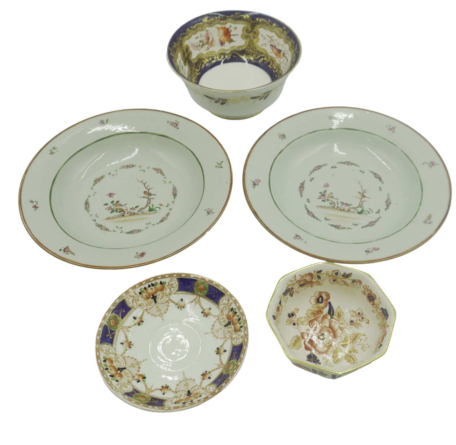 LOT VINTAGE / ANTIQUE ENGLISH CHINA - 5 PIECES (1 of 5)