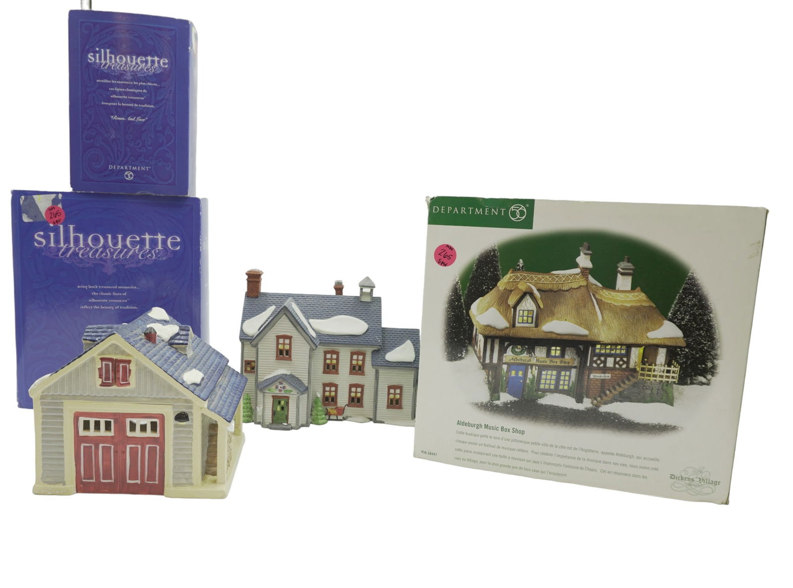 DEPARTMENT 56 VARIOUS VILLAGE PIECES - 5 PIECES (1 of 7)