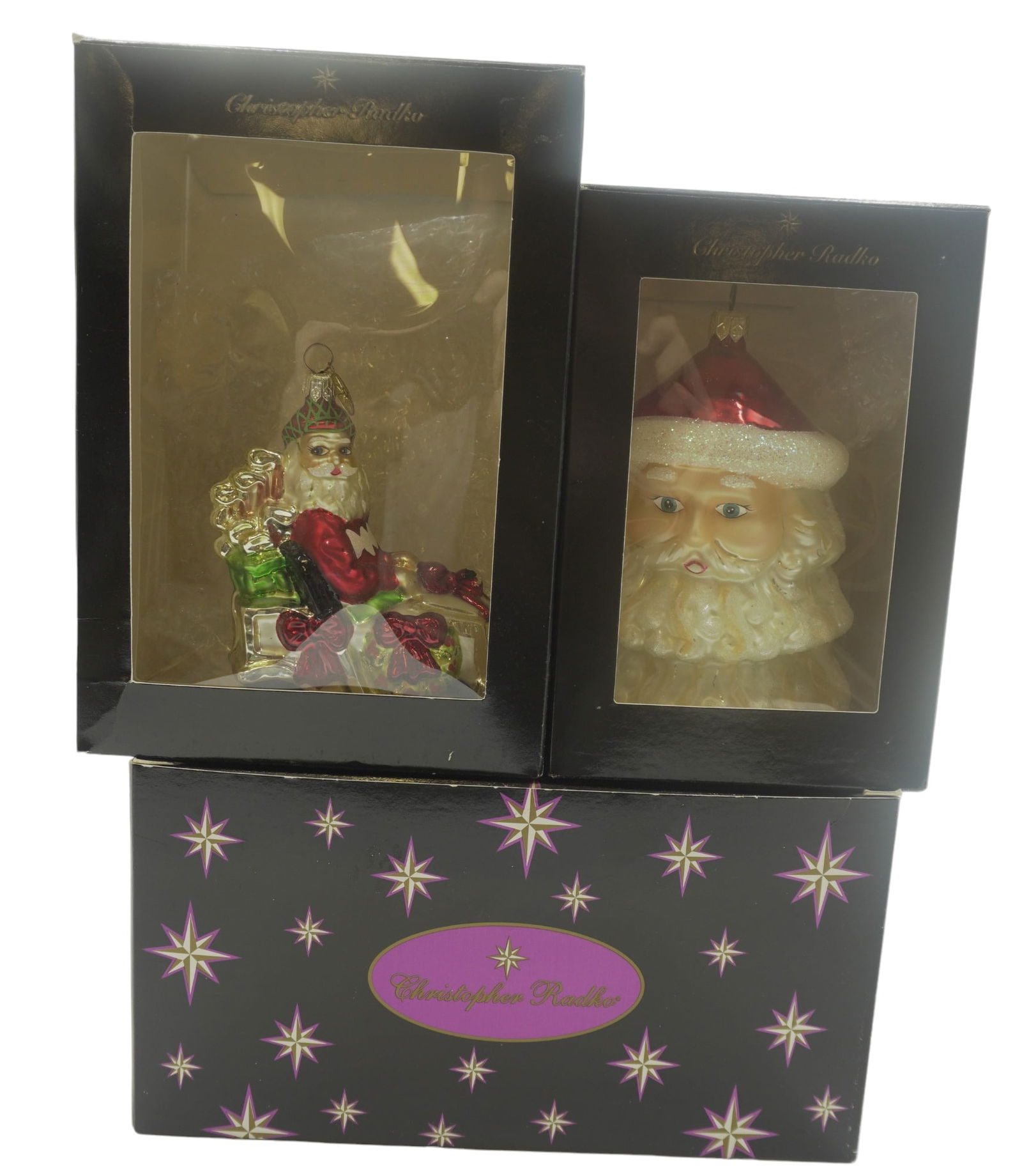 Christopher Radko Vintage Ornaments 3 Pieces Auction