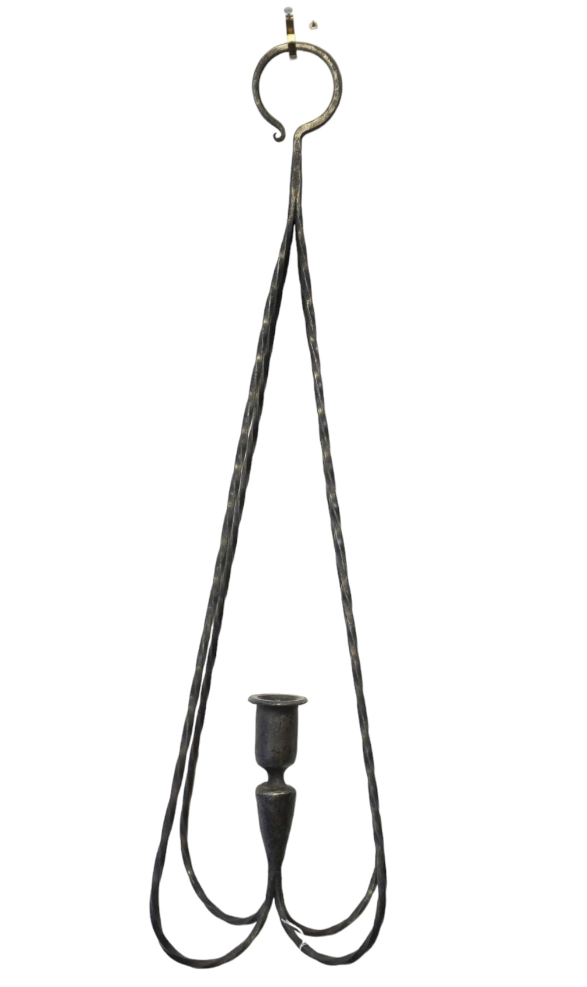 HAND FORGED IRON HANGING CANDLE (1 of 4)