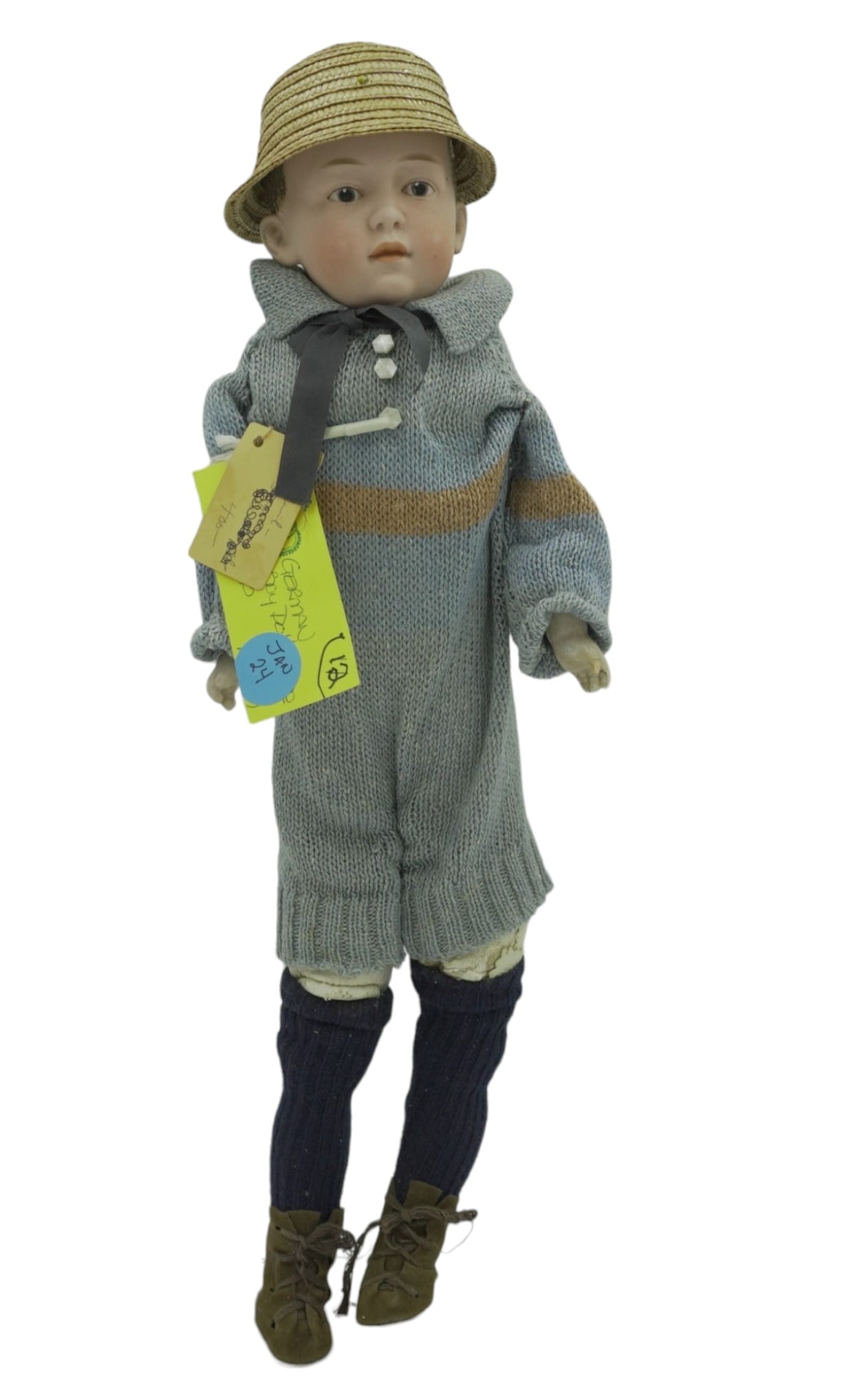 GERMAN GEBRUDER HEUBACH BOY DOLL 18" (1 of 9)