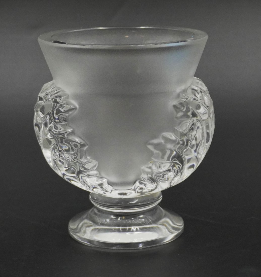 LALIQUE CRYSTAL ST CLOUD VASE (1 of 7)