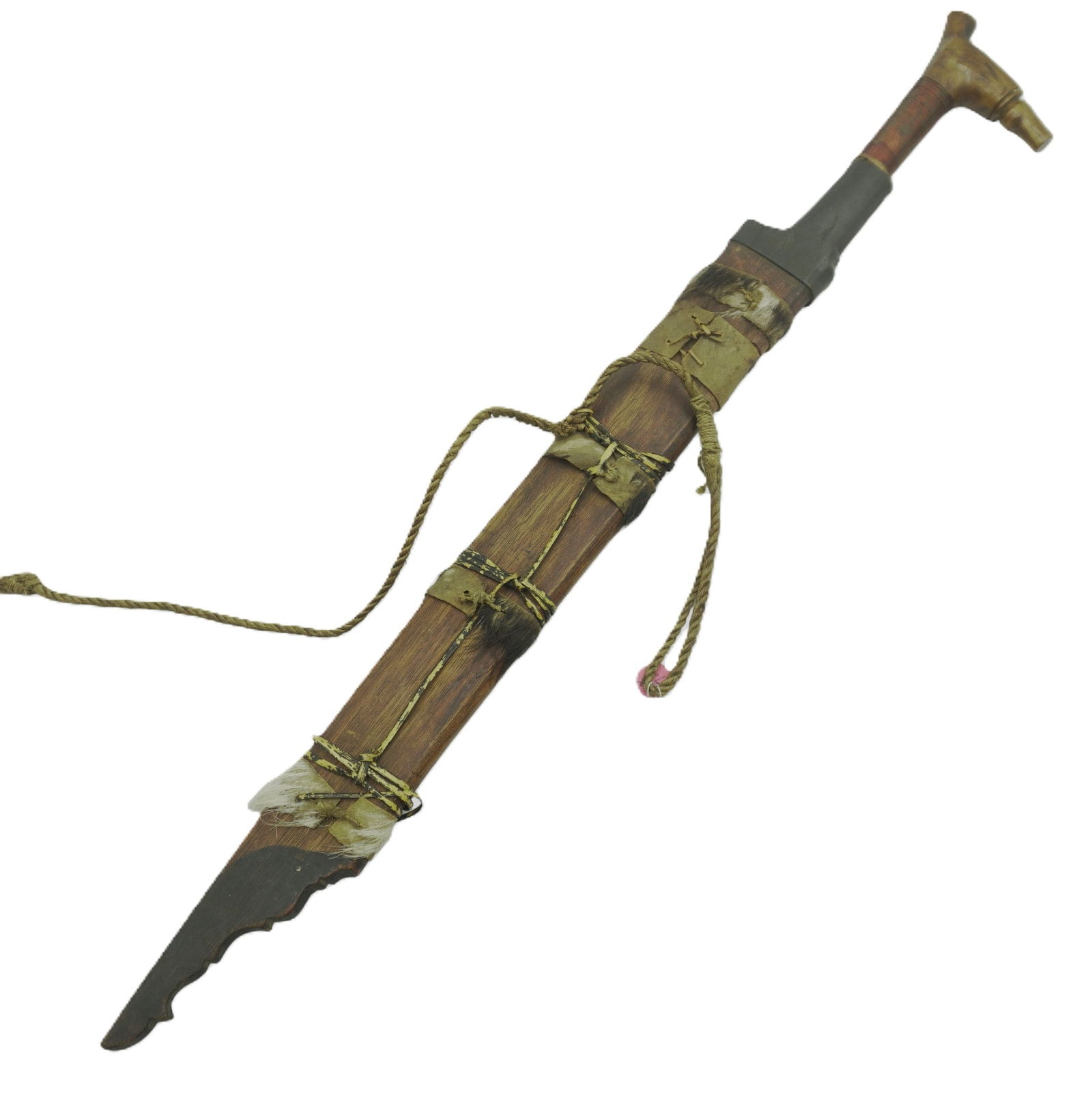 MANDAU DAYAK HEADHUNTER SWORD BORNEO (1 of 10)