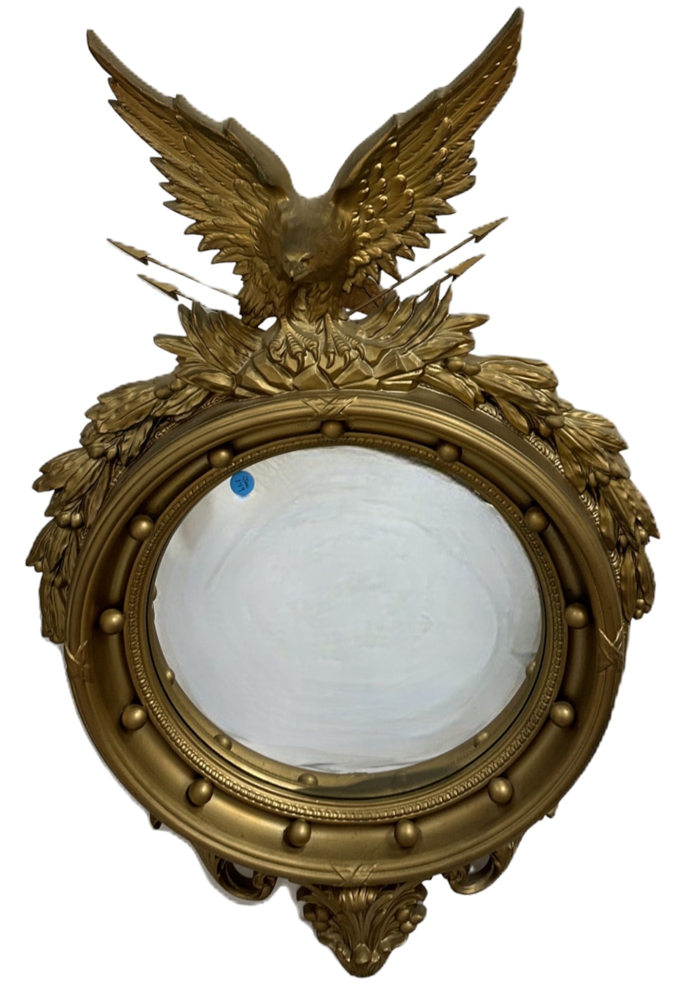TURNER MFG FEDERAL STYLE CONVEX EAGLE MIRROR (1 of 9)