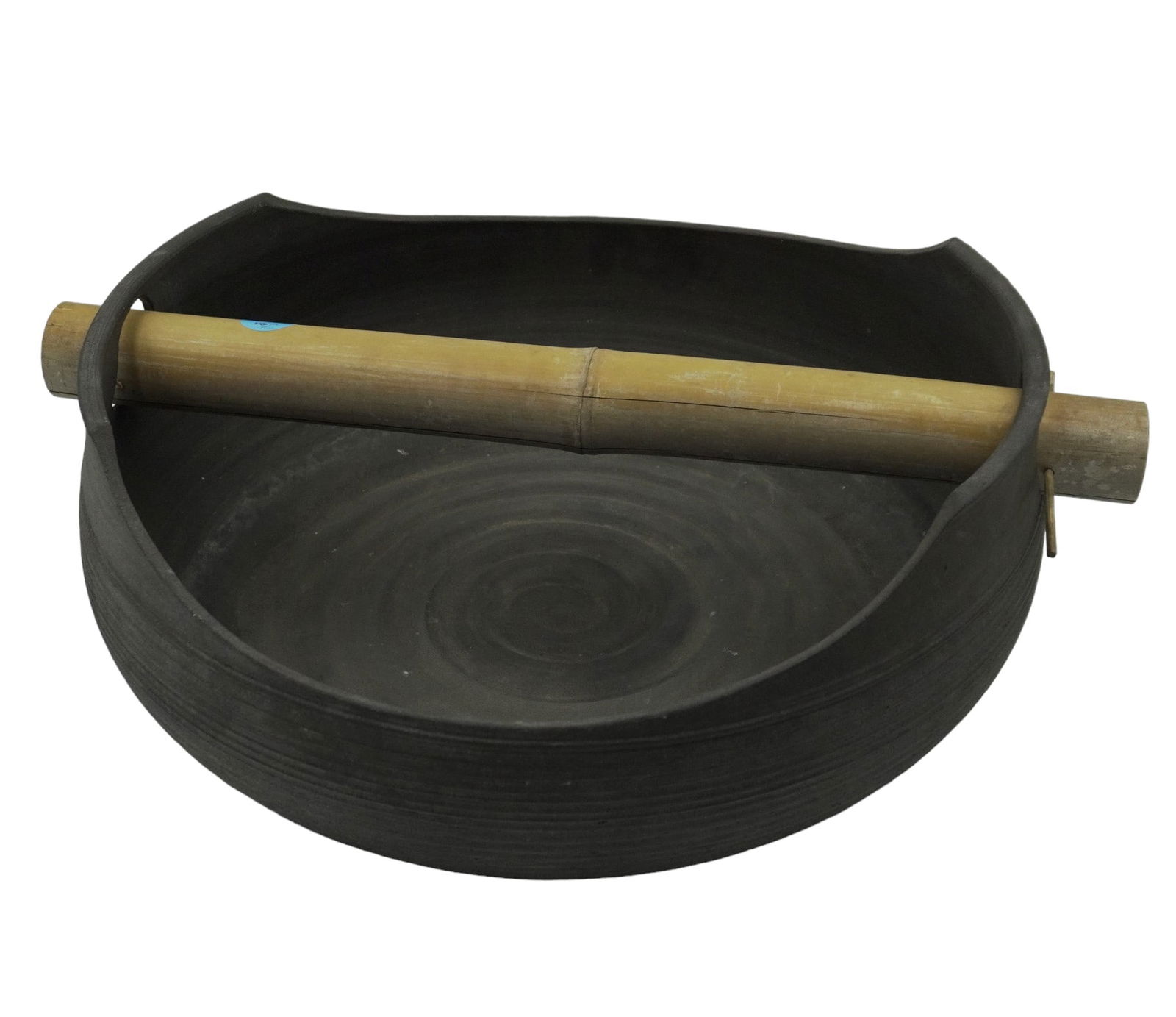 STEPHEN MERRITT TERRACOTTA CLAY & BAMBOO VESSEL (1 of 8)