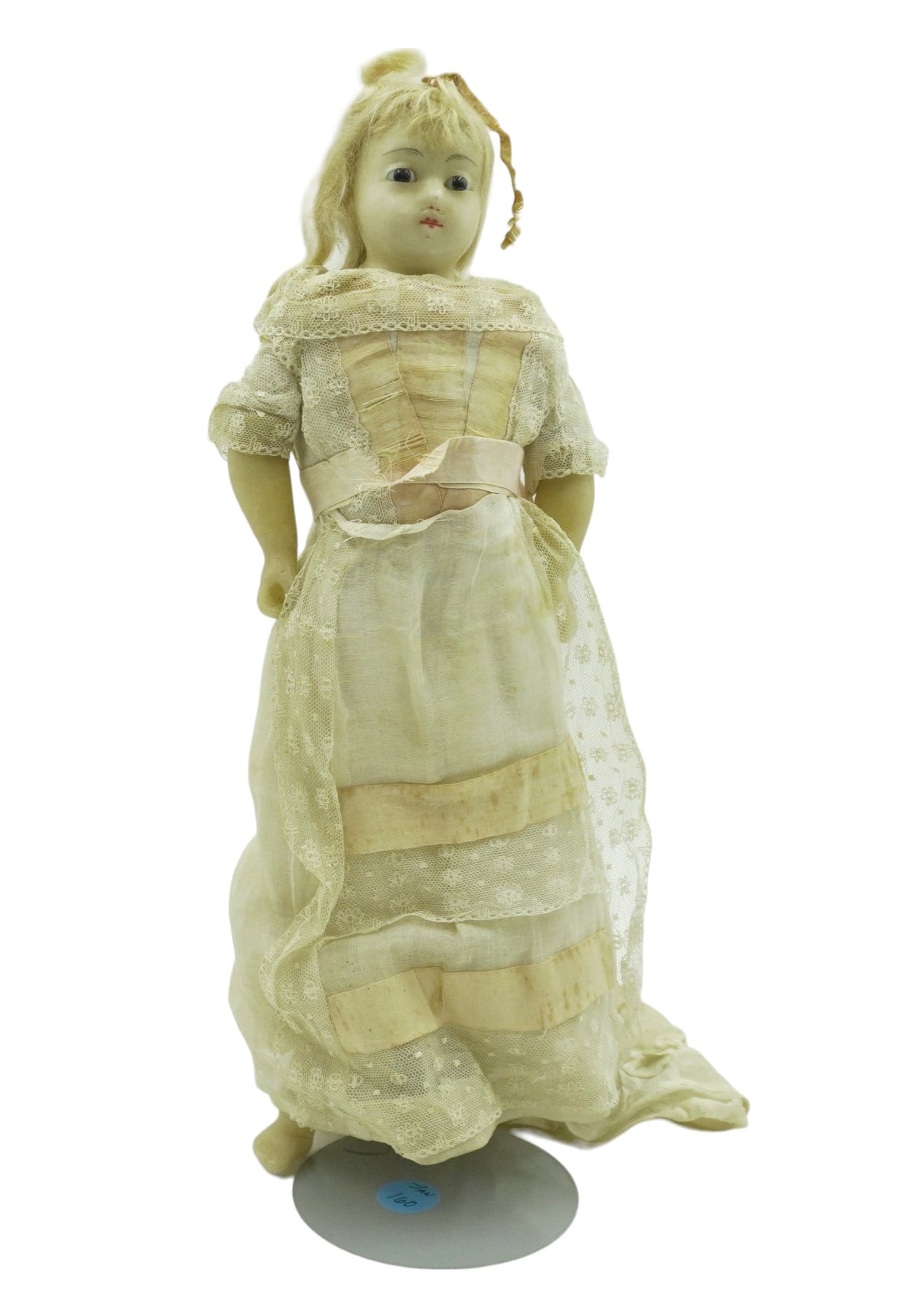 ANTIQUE ENGLISH WAX DOLL (1 of 6)