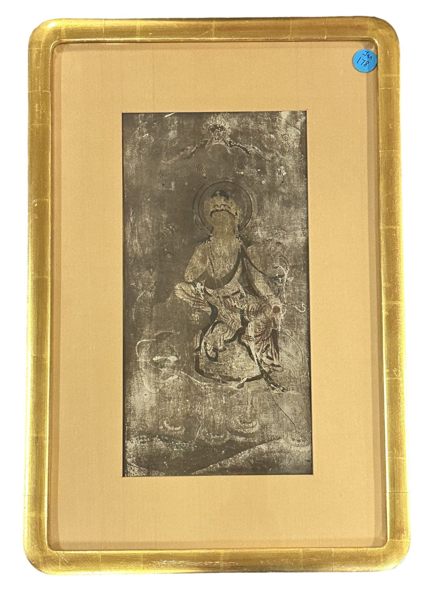 HORYUJI MONASTERY MID CENTURY FRAMED PRINT (1 of 4)