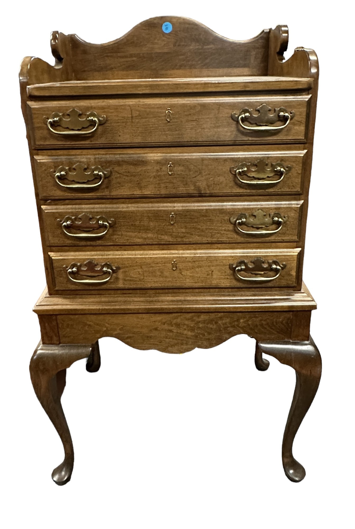 AMERICAN CHERRY QUEEN ANNE SILVER CHEST (1 of 5)
