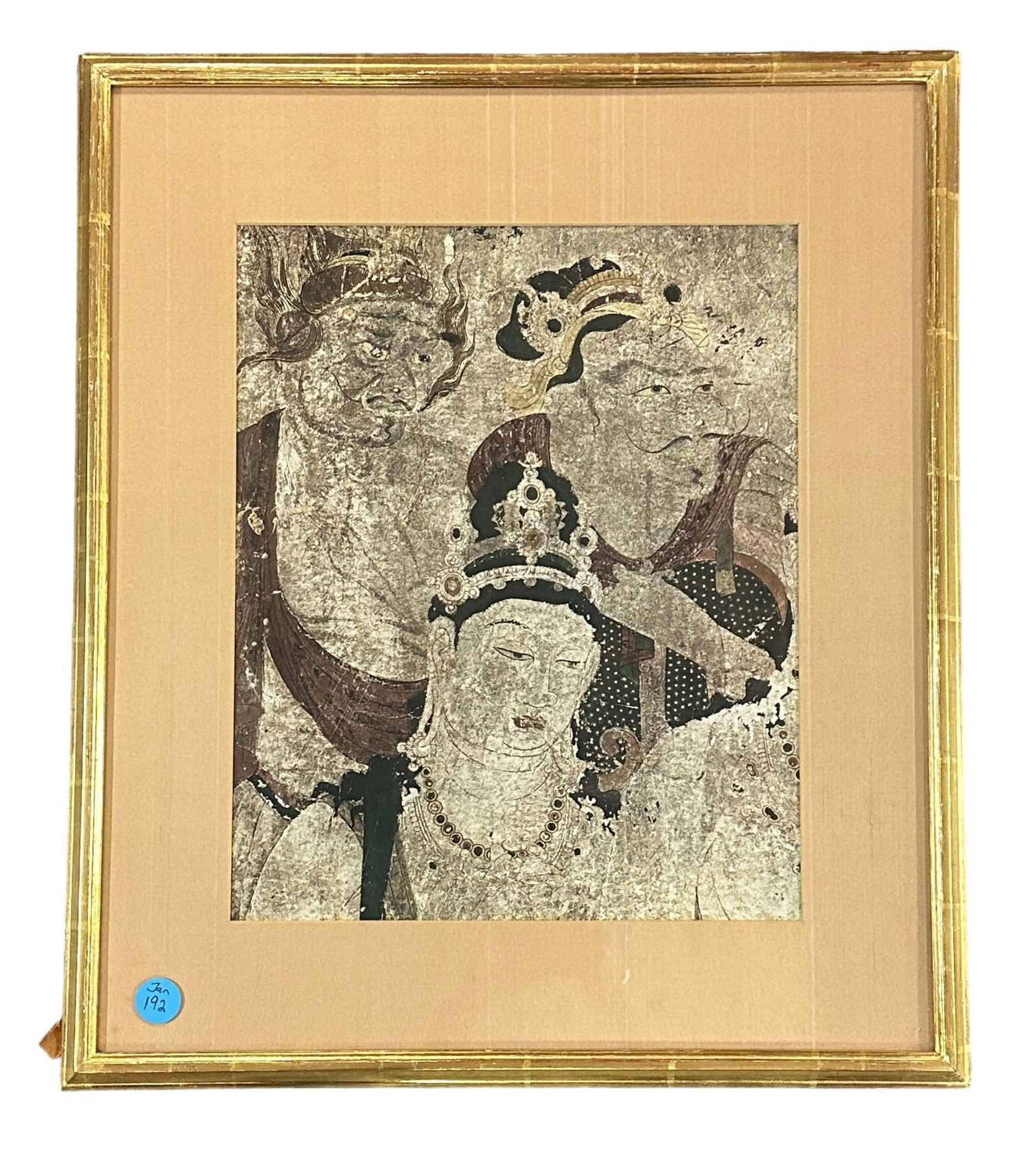 HORYUJI MONASTERY MID CENTURY FRAMED PRINT (1 of 4)