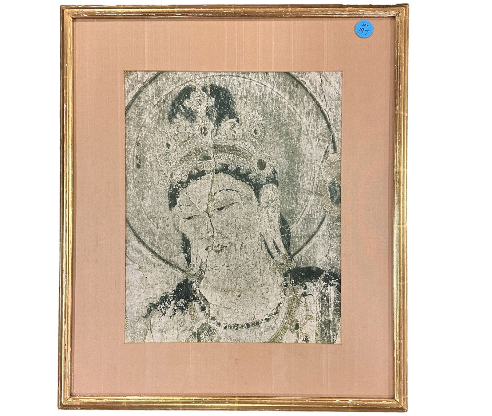 HORYUJI MONASTERY MID CENTURY FRAMED PRINT (1 of 4)