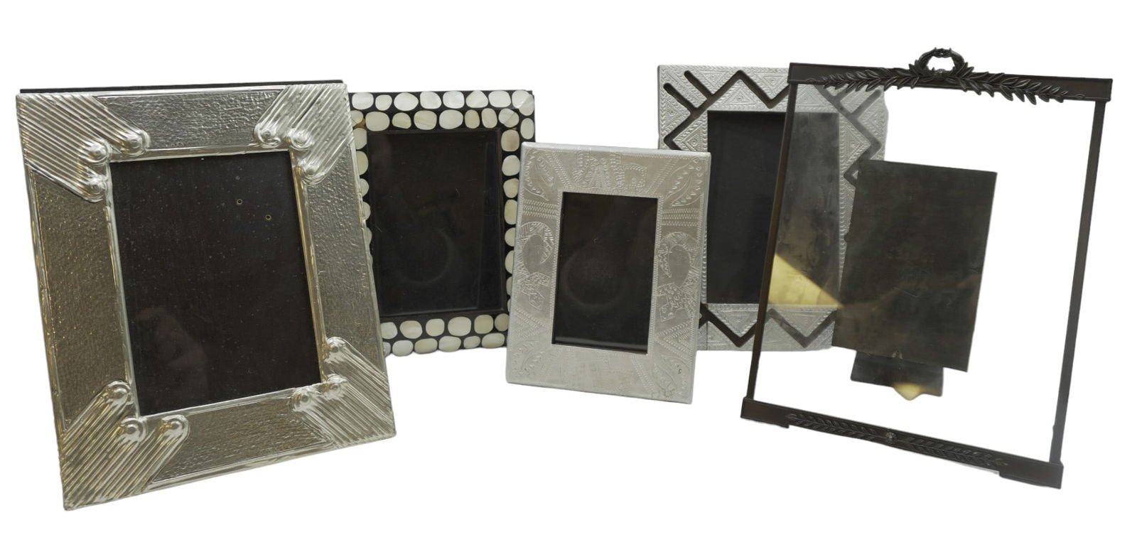GROUP OF 5 DECORATIVE PICTURE FRAMES - R&Y AUGOUSTI MOTHER OF PEARL (1 of 6)