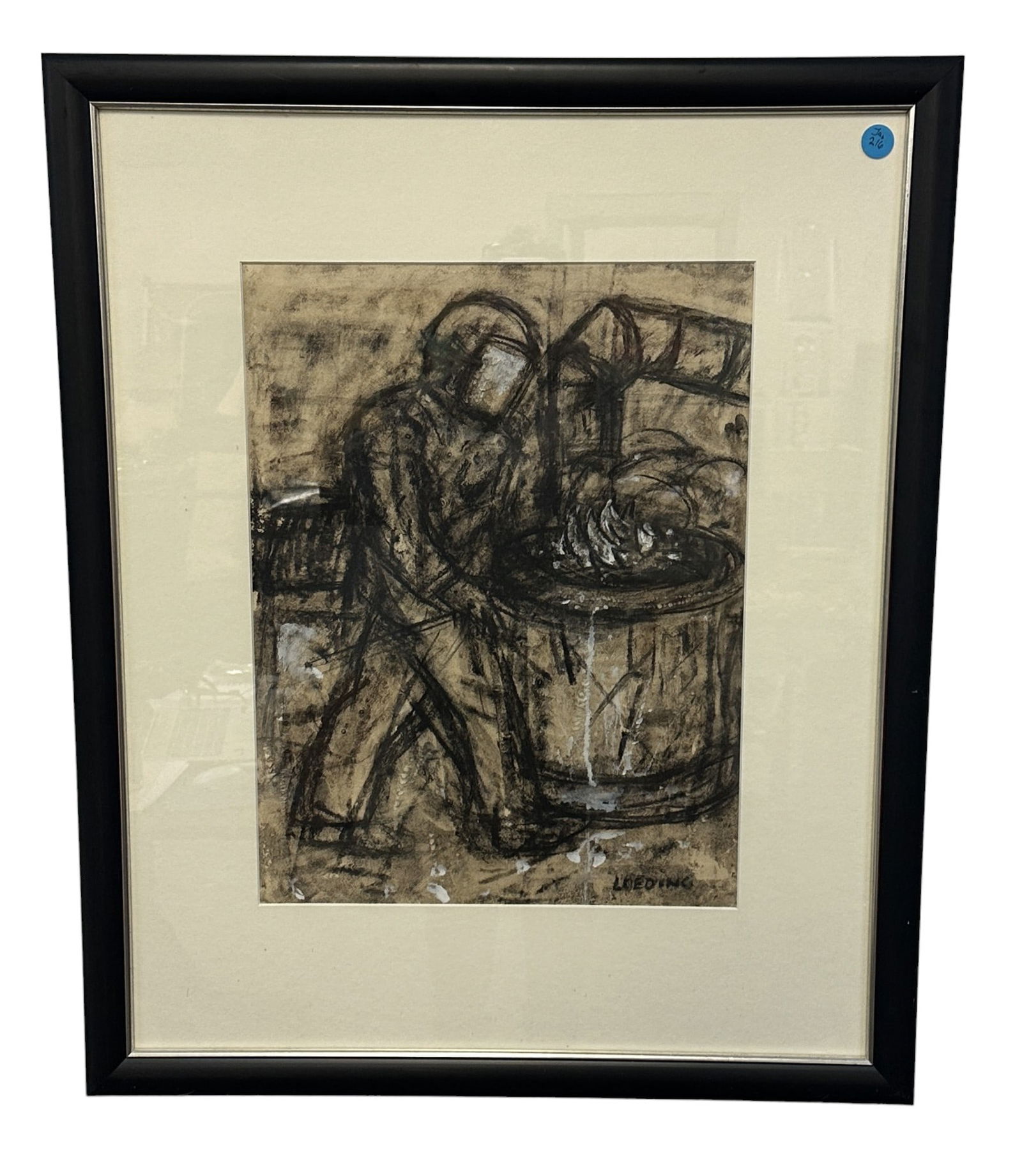 VINTAGE PETER LOEDING (1936-2013) INDUSTRIAL ORIGINAL (1 of 5)