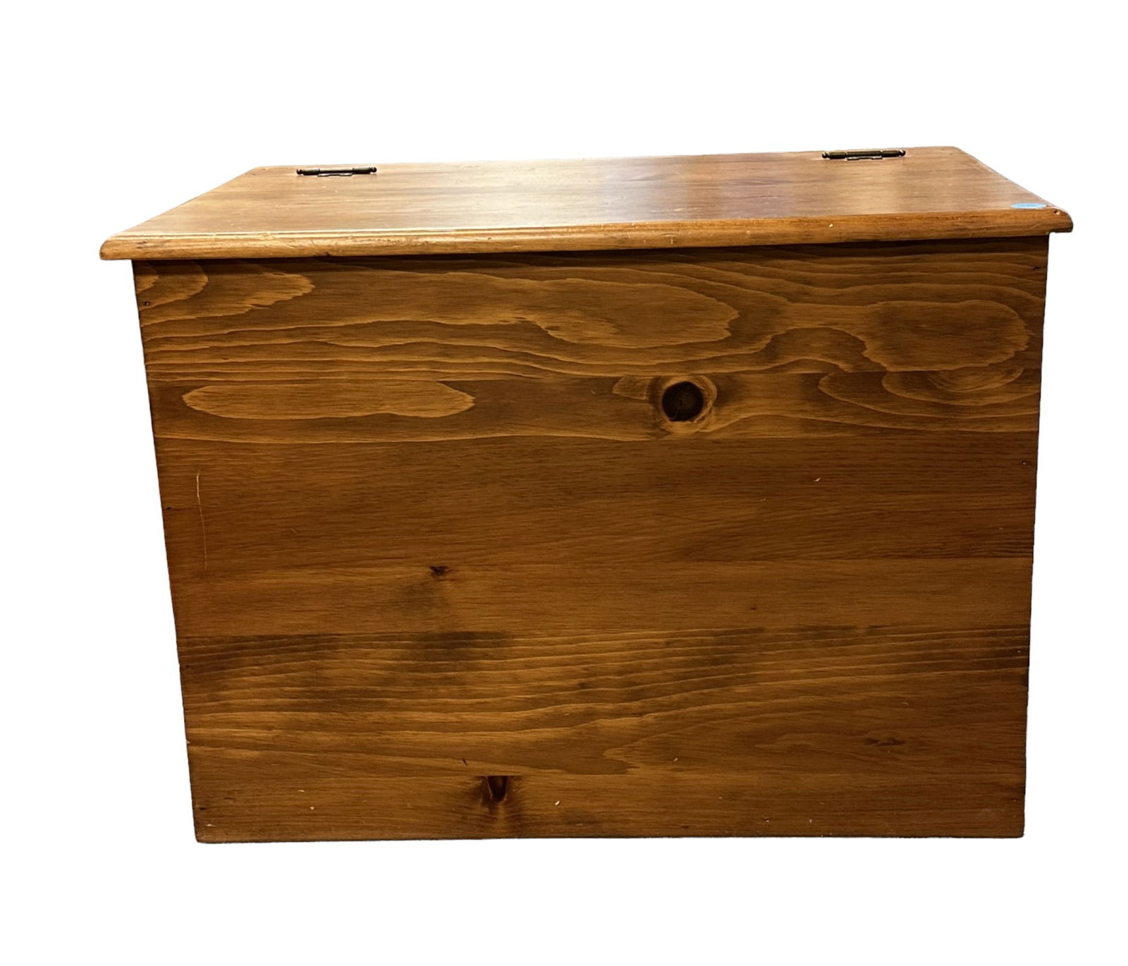 VINTAGE NEW ENGLAND PINE CHEST BOX (1 of 5)