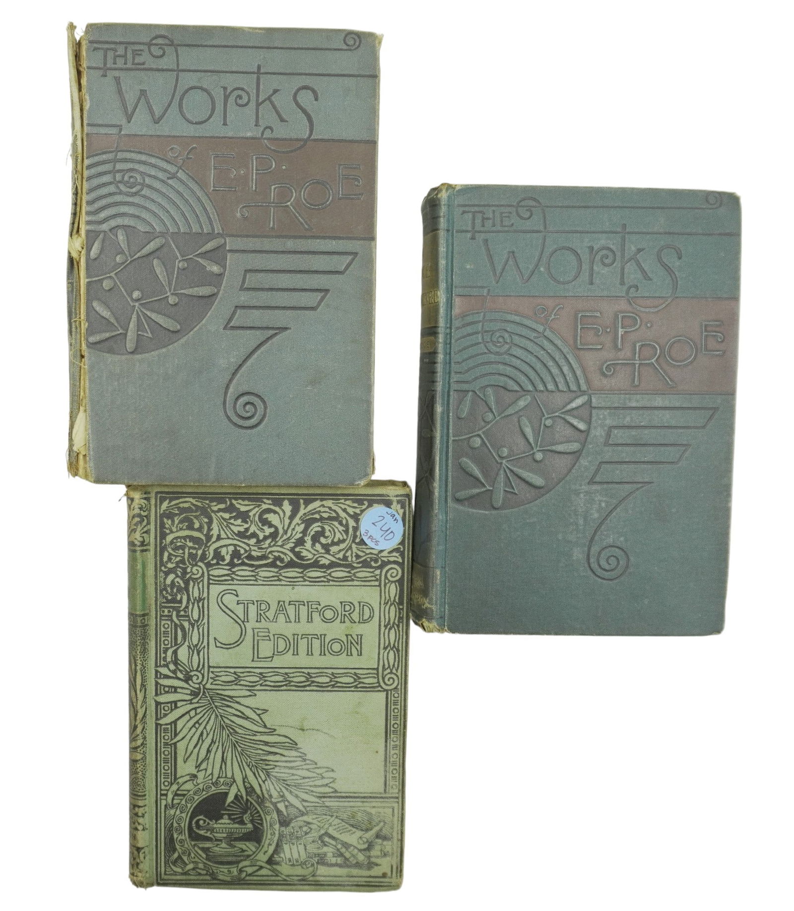 LOT OF 3 ANTIQUE BOOKS (1 of 8)