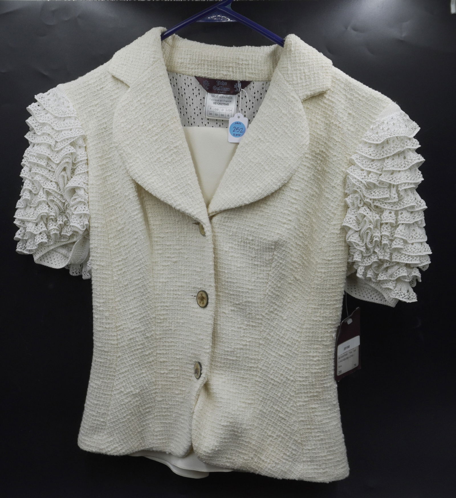 VINTAGE JOHN GALLIANO FRANCE TWO PIECE SET (1 of 9)