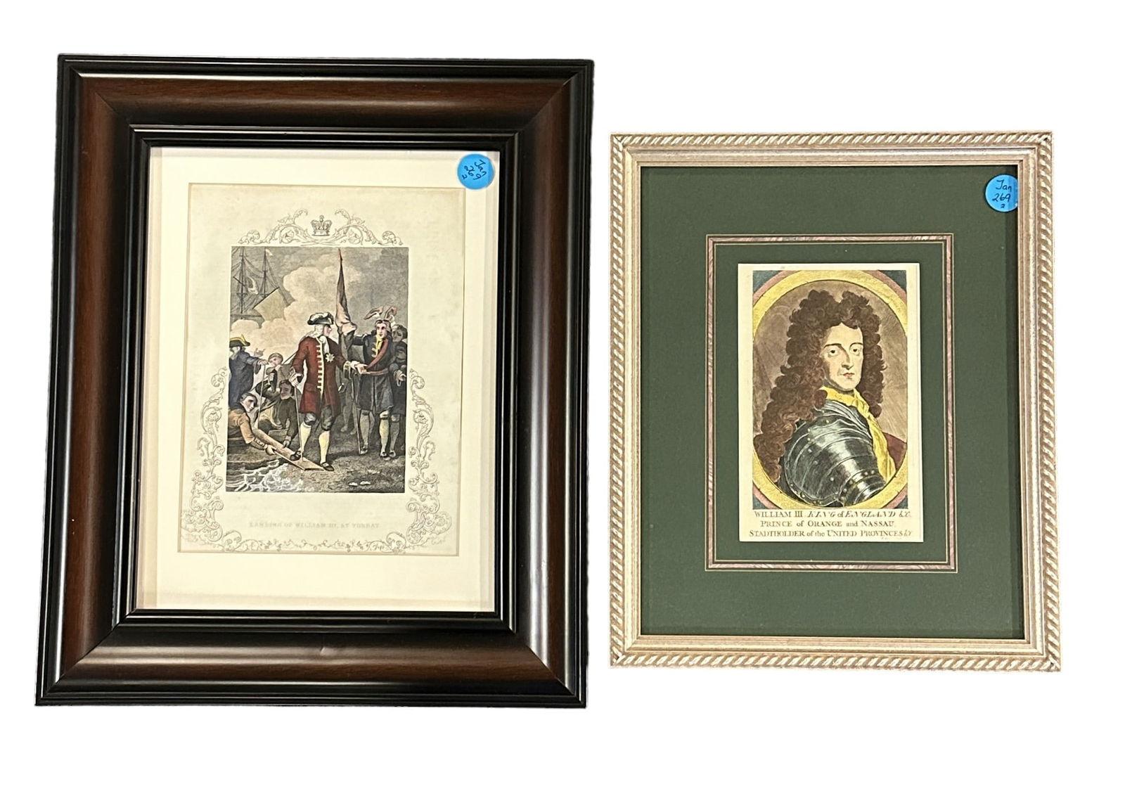 2 ANTIQUE WILLIAM III ENGRAVINGS (1 of 4)