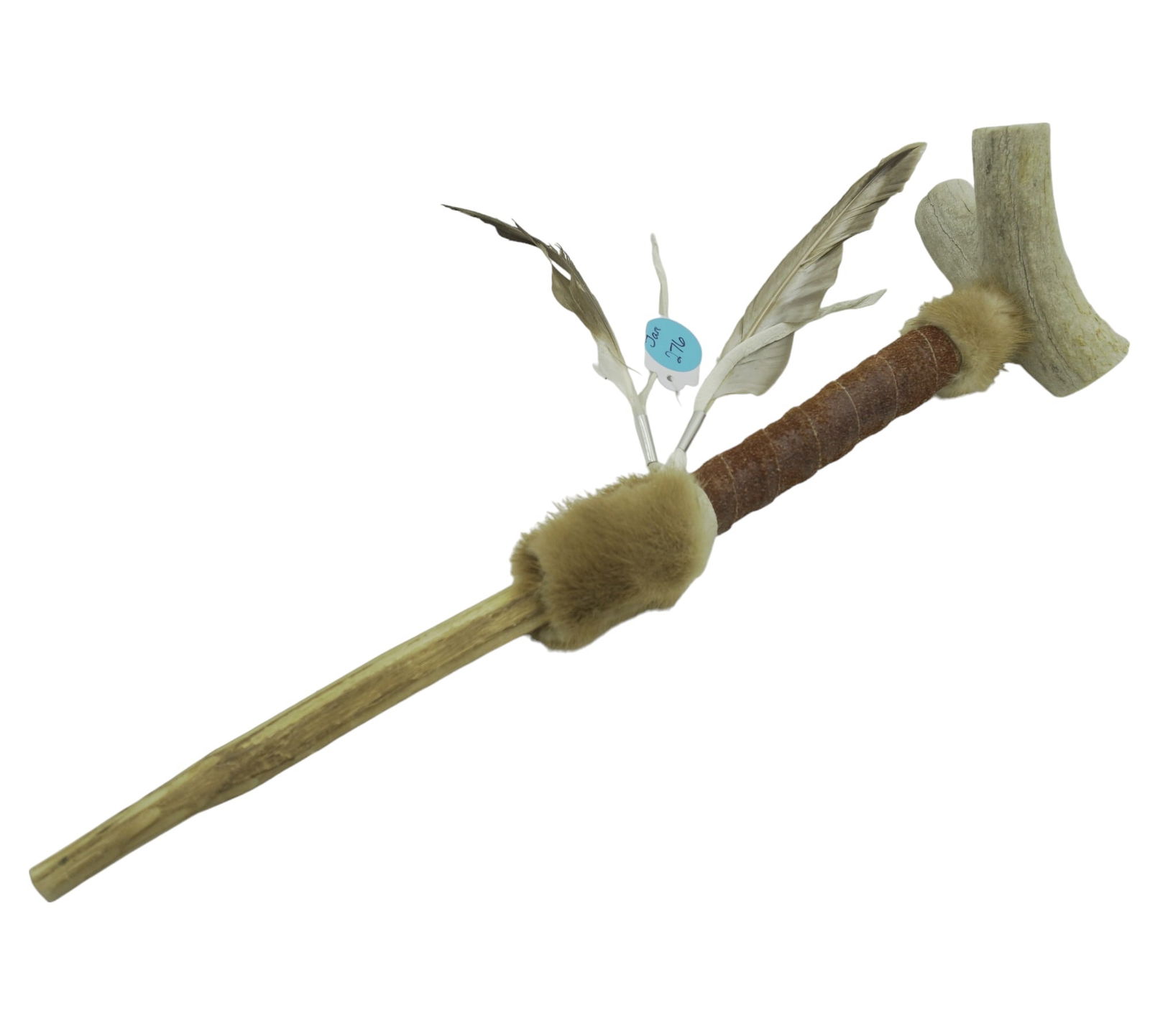 VINTAGE NATIVE AMERICAN WAR CLUB (1 of 6)