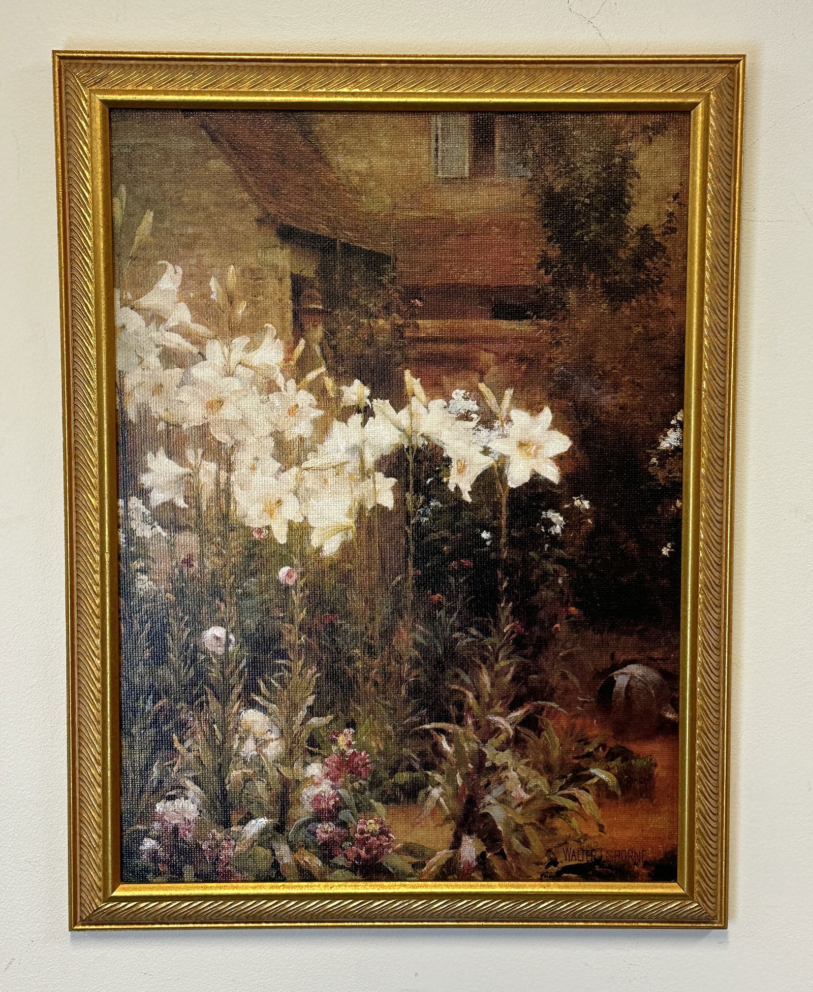 WALTER OSOURNE A COTTAGE GARDEN GICLEE PRINT (1 of 4)