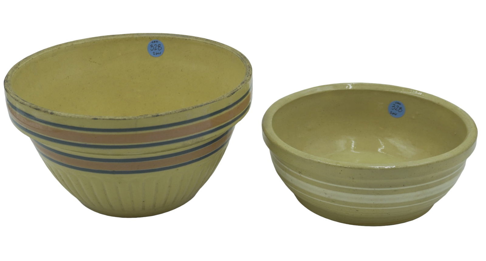 2 VINTAGE WATT WARE EVE-N-BAKE AND BLUE/PINK BOWLS (1 of 7)