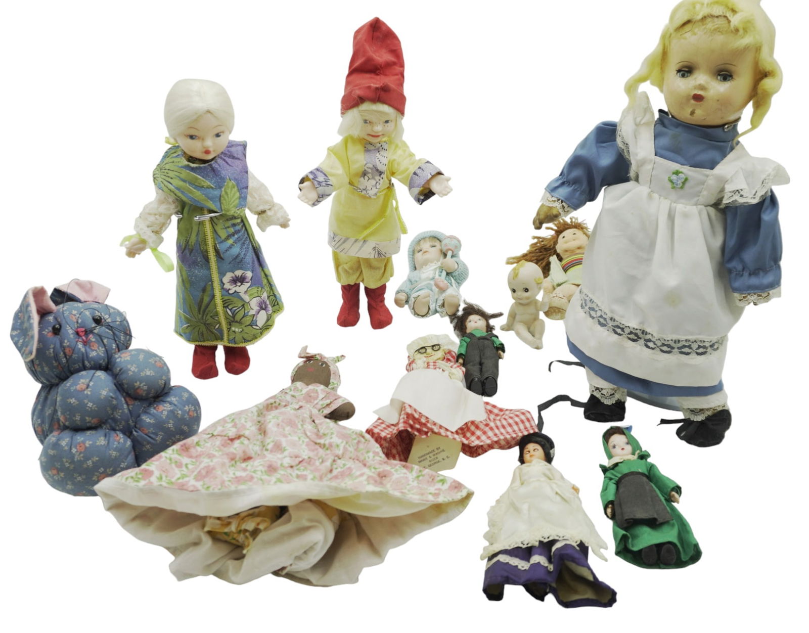 LARGE GROUP OF VINTAGE DOLLS (1 of 9)