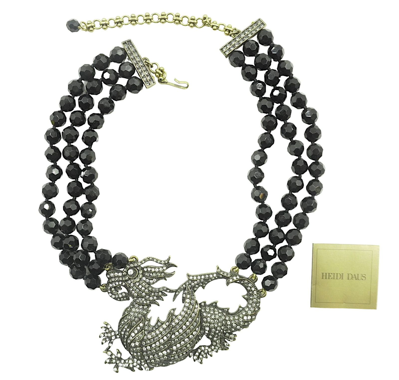 HEIDI DAUS SWAROVSKI DRAGON NECKLACE (1 of 4)
