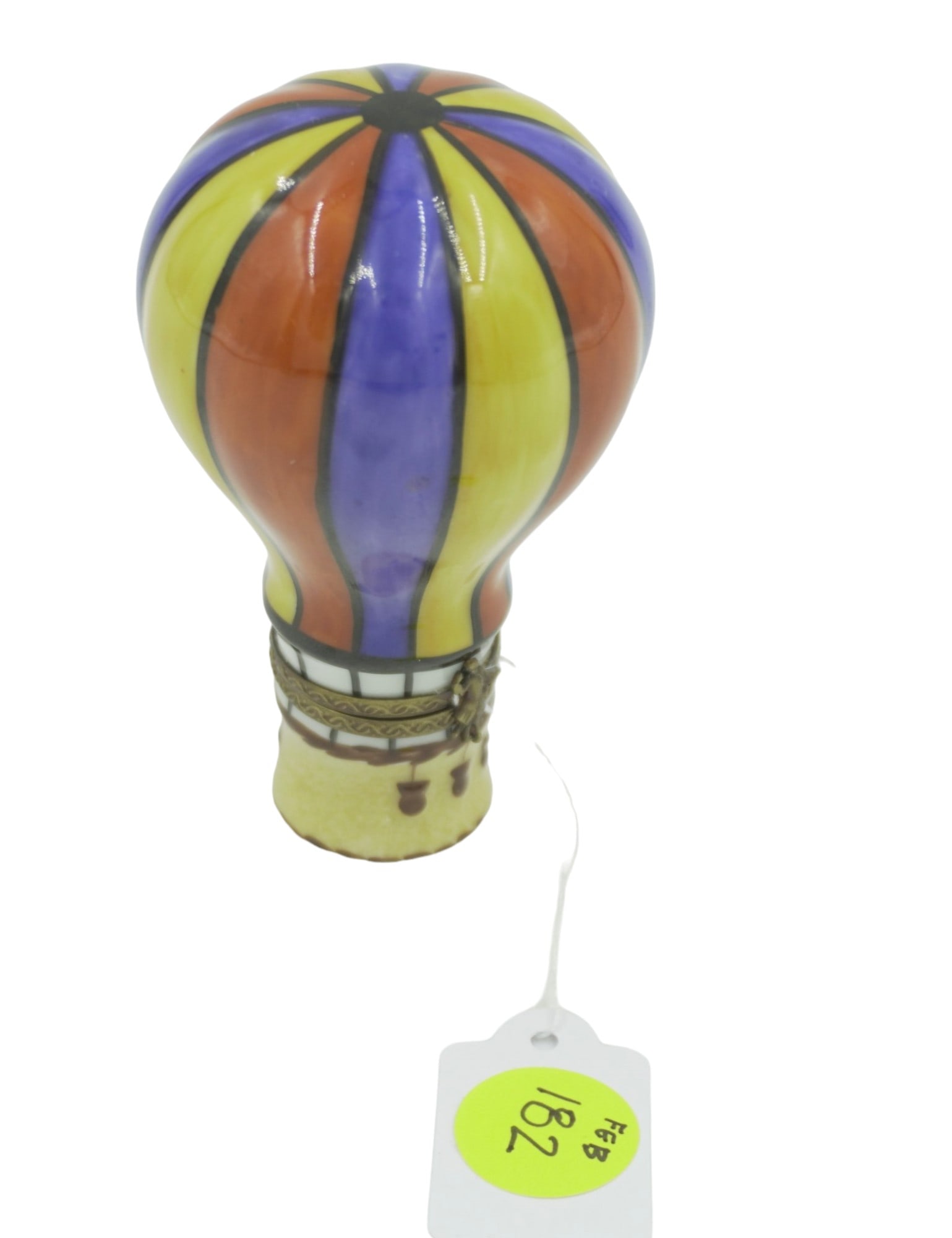 RARE LIMOGES BOX HOT AIR BALLOON (1 of 4)