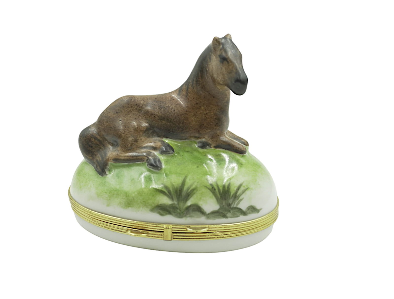 LAYING HORSE LIMOGES BOX (1 of 6)