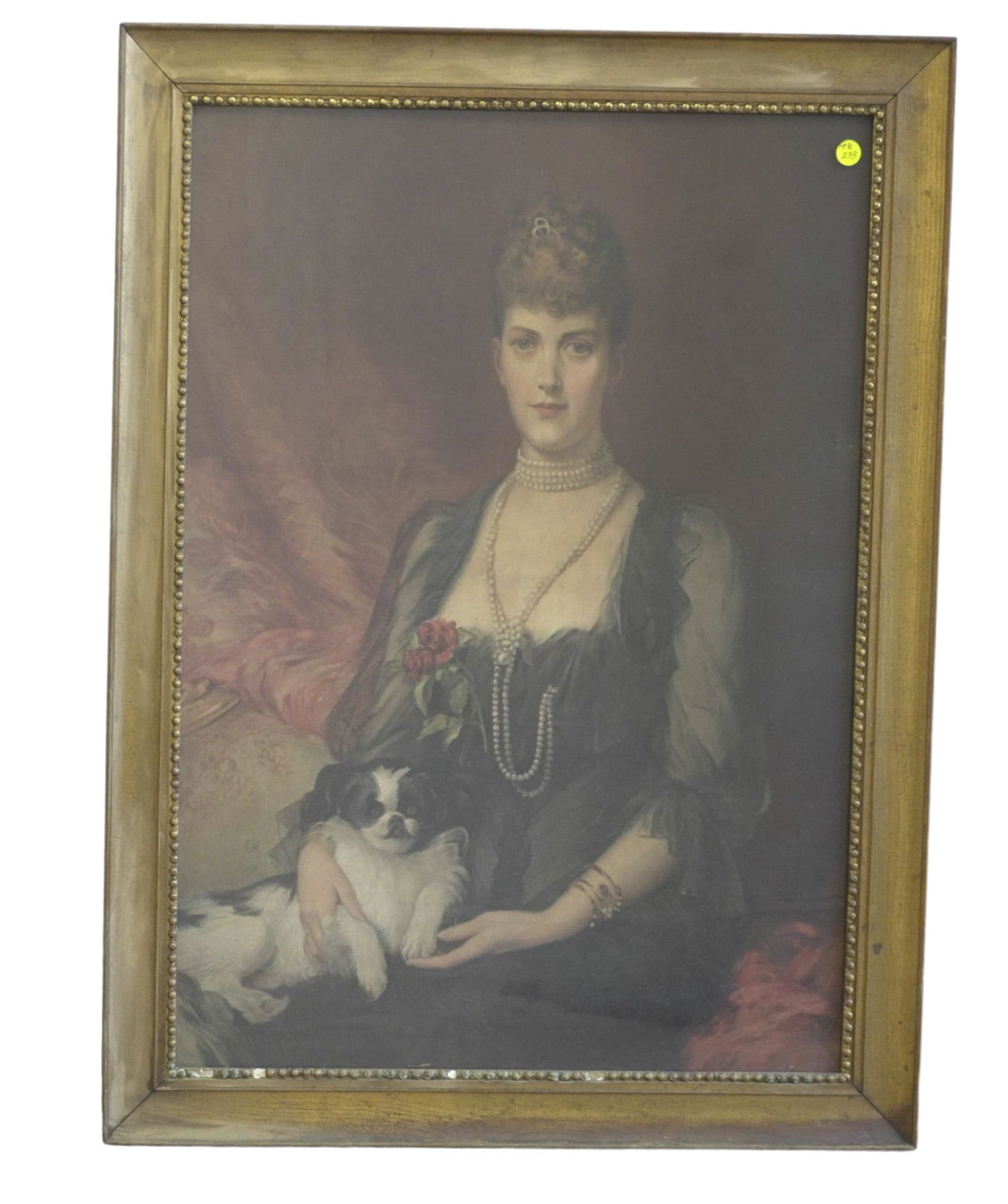ANTIQUE PRINT OF ALEXANDRA QUEEN CONSORT (1 of 5)