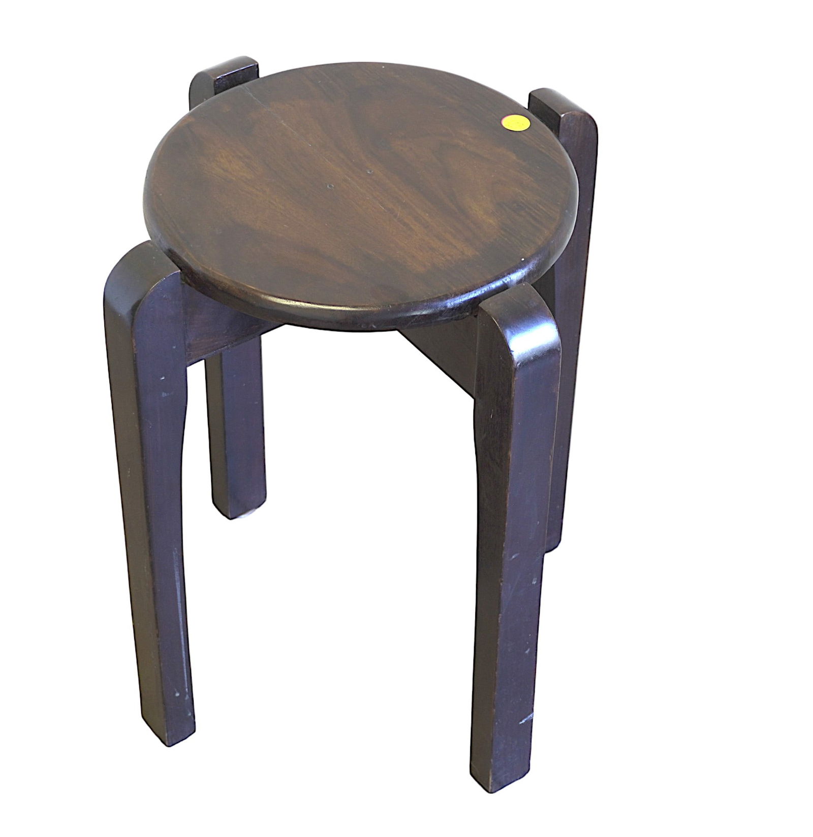 SMALL MCM ROUND OCCASIONAL TABLE (1 of 5)