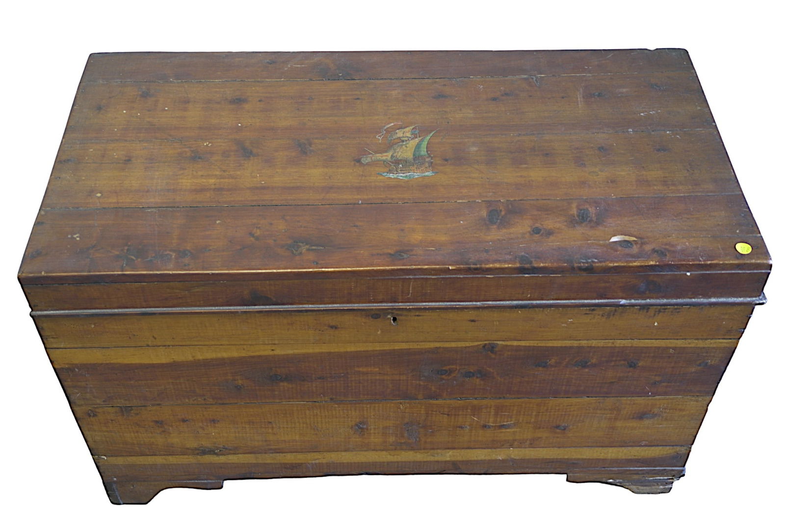 VINTAGE 1940s BLANKET CEDAR CHEST (1 of 7)