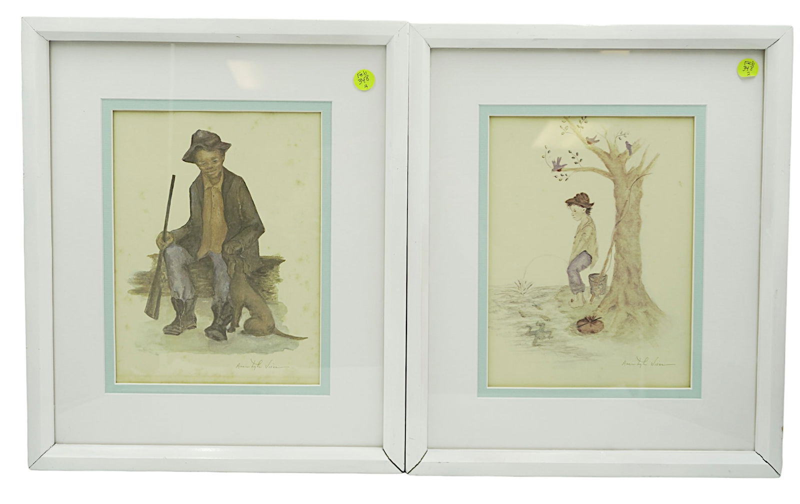 2 PRINTS ANNIE LYLE VISER LOWCOUNTRY ARTIST FRAMED (1 of 5)