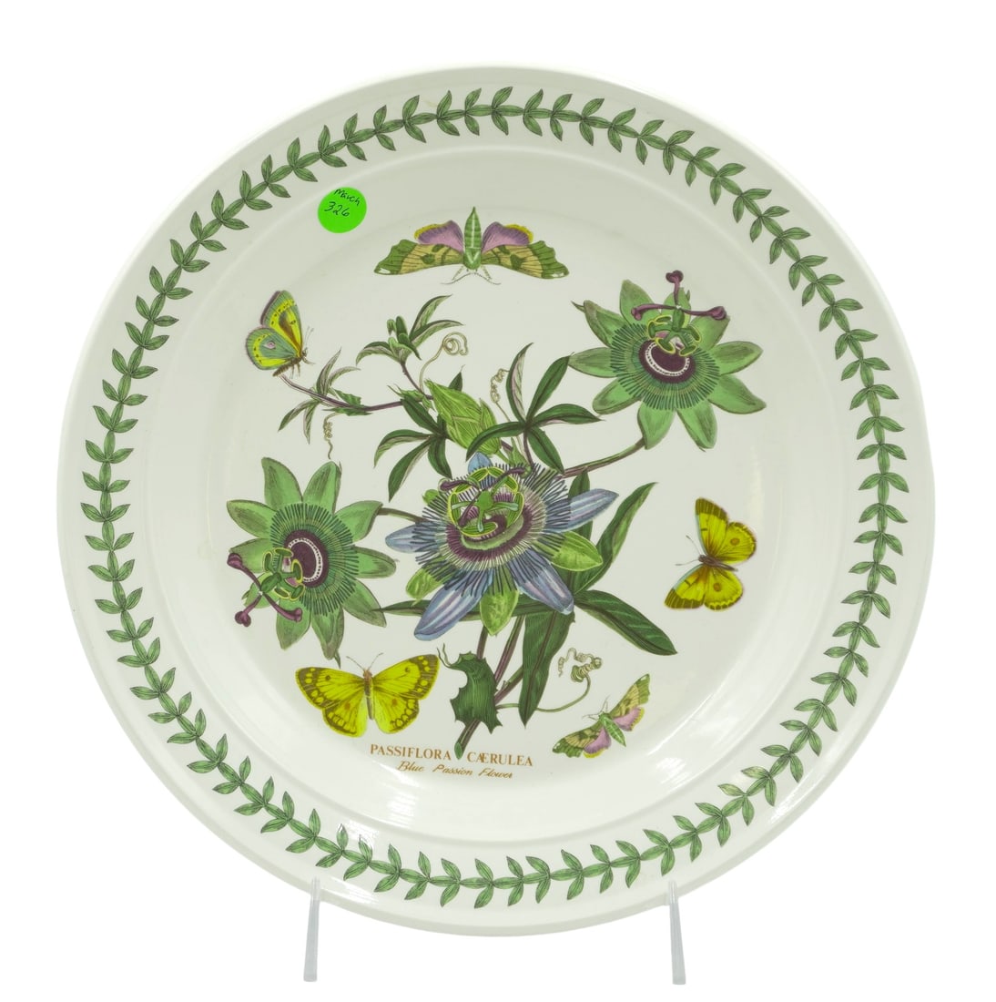 LARGE PORTMERION BOTANIC GARDEN LOW SERVING BOWL 12.25": Large Portmerion Botanic Garden Serving Bowl. 12.25"x12.25"x1.5". Weight 3 lbs