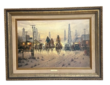 G. HARVEY WHEN COWBOYS DON'T CHANGE CANVAS TRANSFER