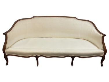 ANTIQUE CARVED FRENCH SOFA