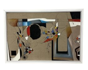 HULLER CONTEMPORARY ORIGINAL ABSTRACT