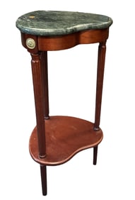 MARBLE TOP OCCASIONAL TABLE