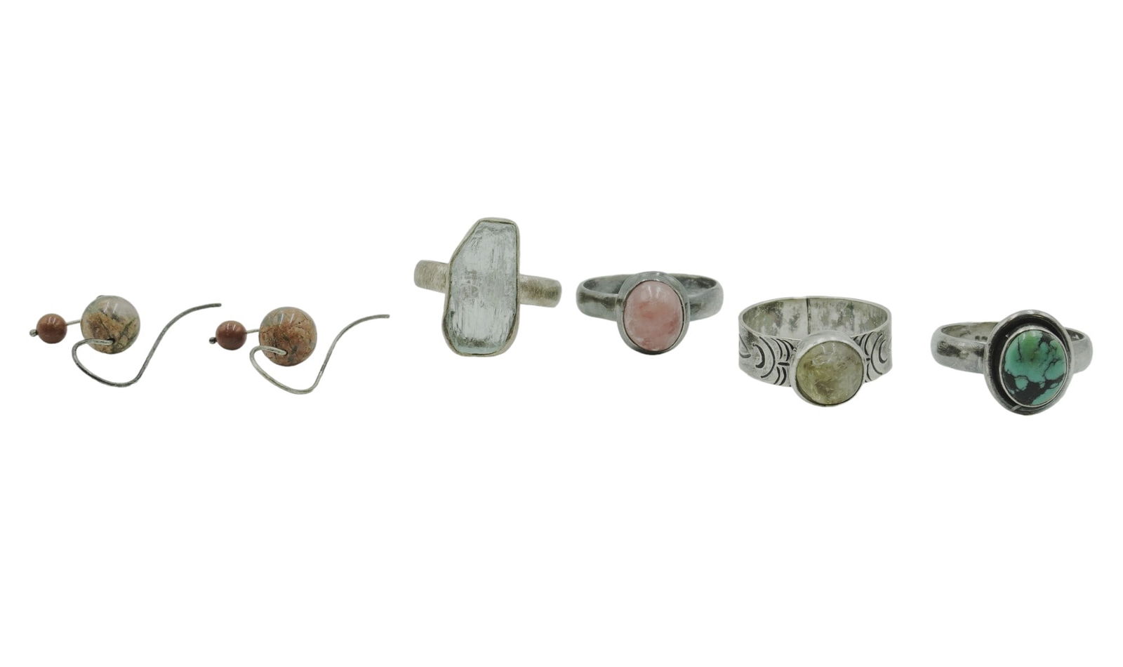 STERLING SILVER JEWELRY LOT - 5 PIECES (1 of 8)