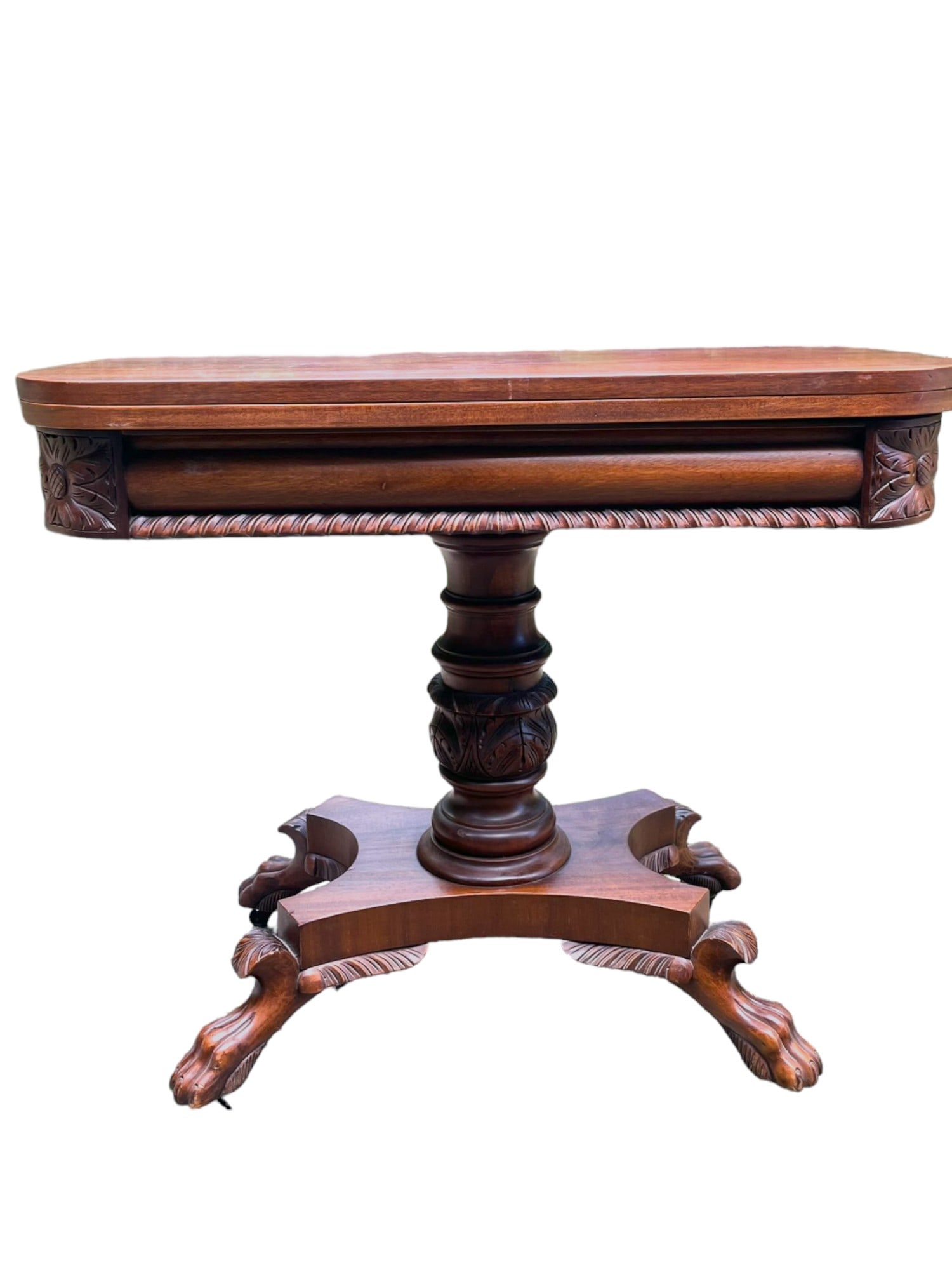 FEDERAL CARVED PAW FOOT GAMES TABLE (1 of 13)