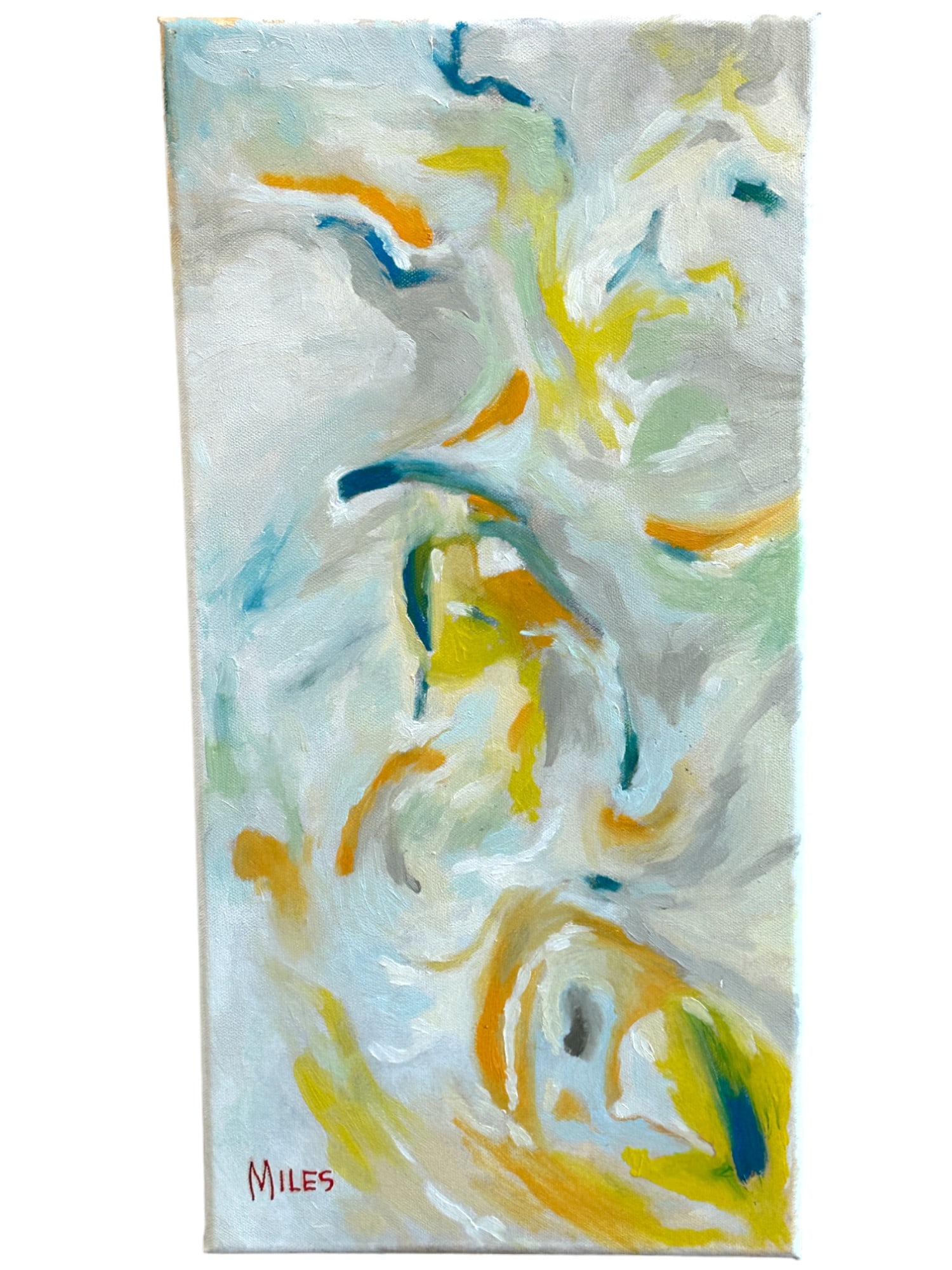 GARY MILES ABSTRACT OIL ON CANVAS (1 of 2)