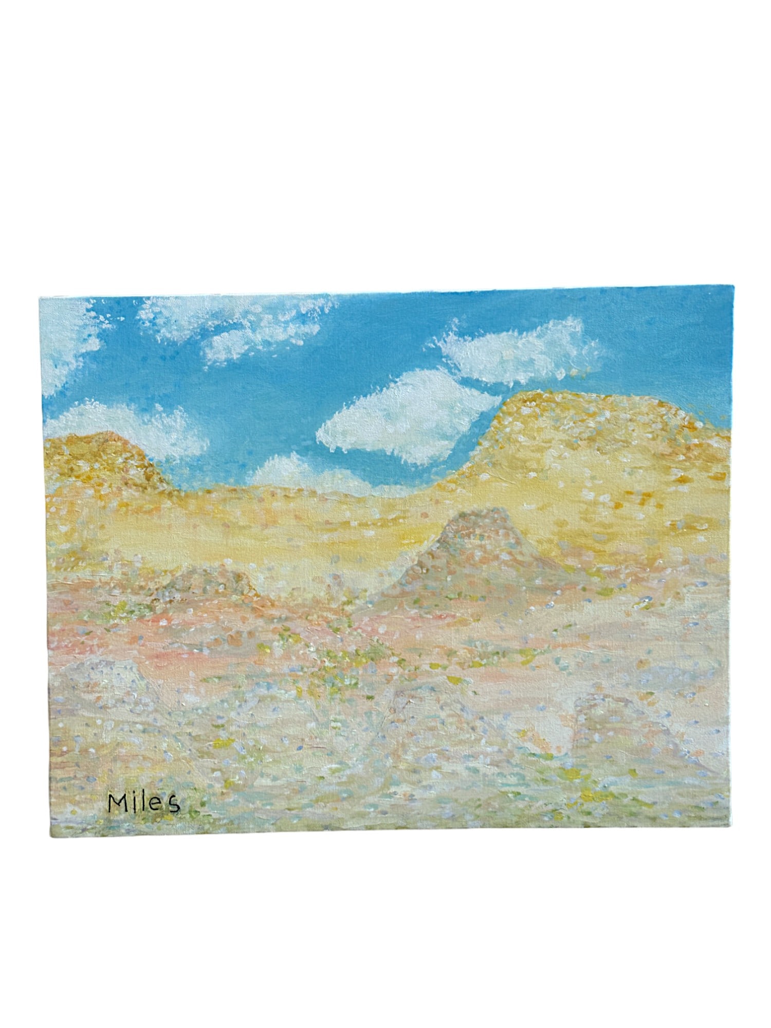 GARY MILES ABSTRACT OIL ON CANVAS (1 of 2)