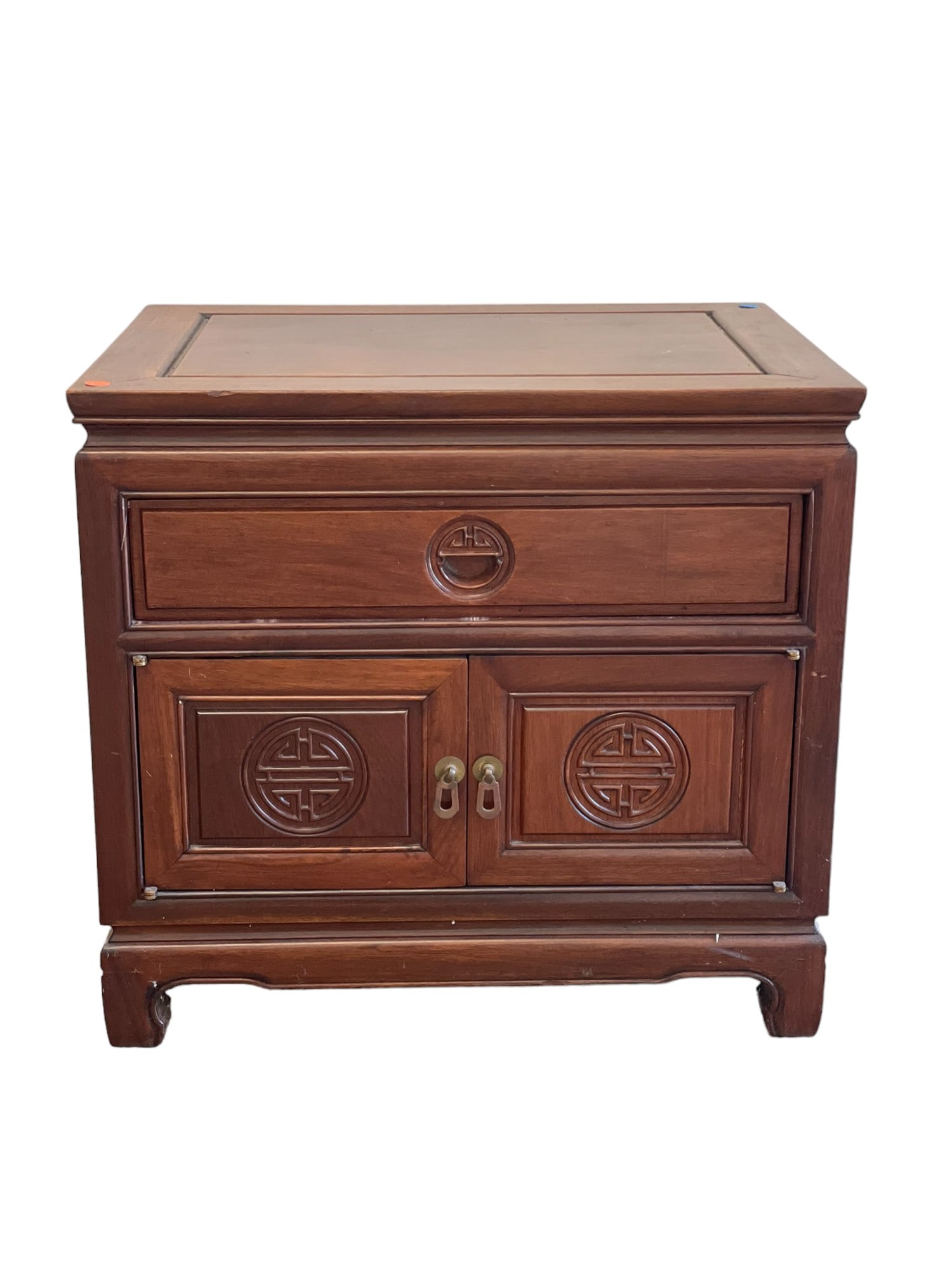 MID CENTURY ASIAN ROSEWOOD END TABLE (1 of 8)