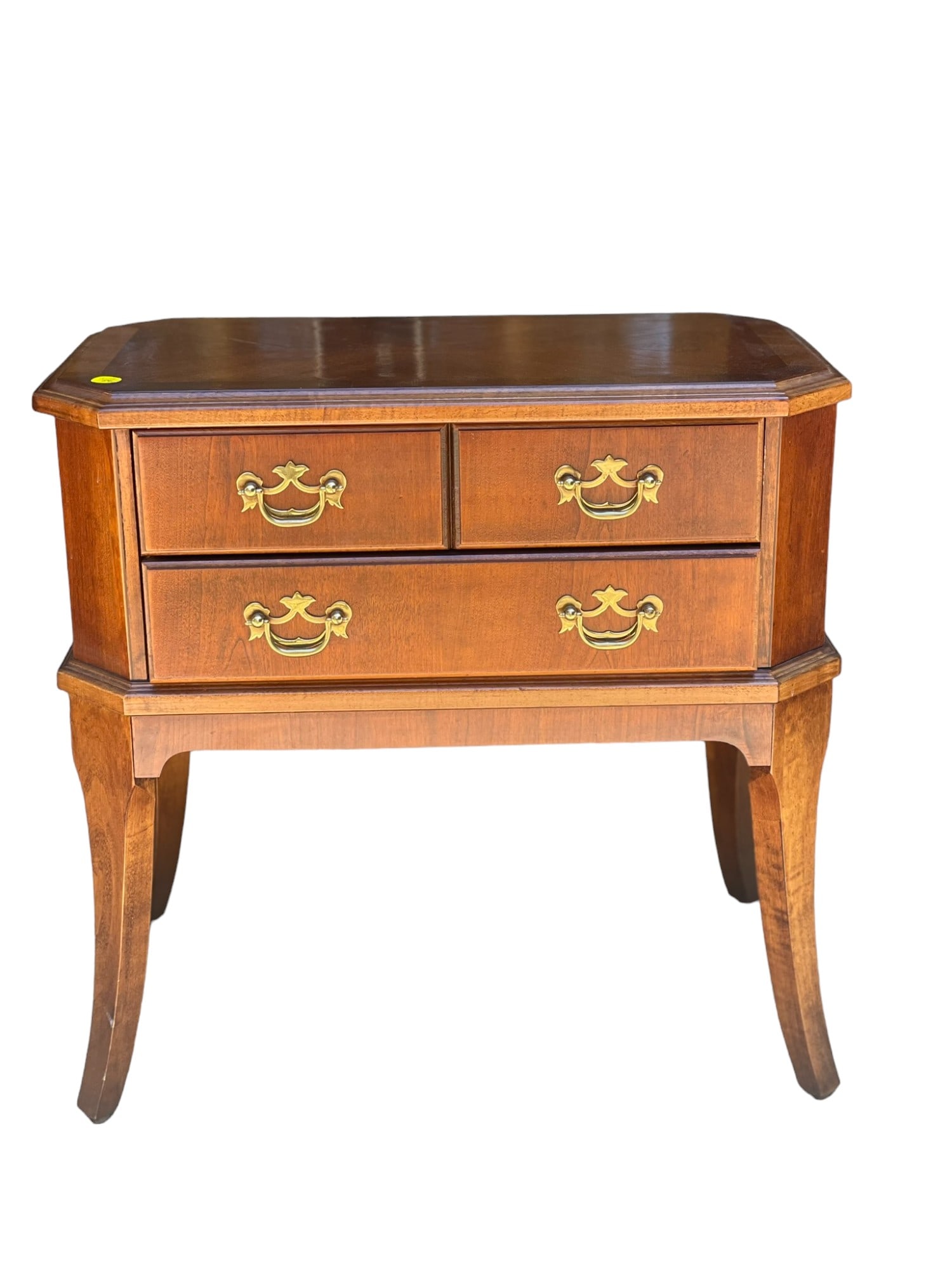 LANE EARL'S COURT COLLECTION 2 DRAWER SIDE TABLE (1 of 7)