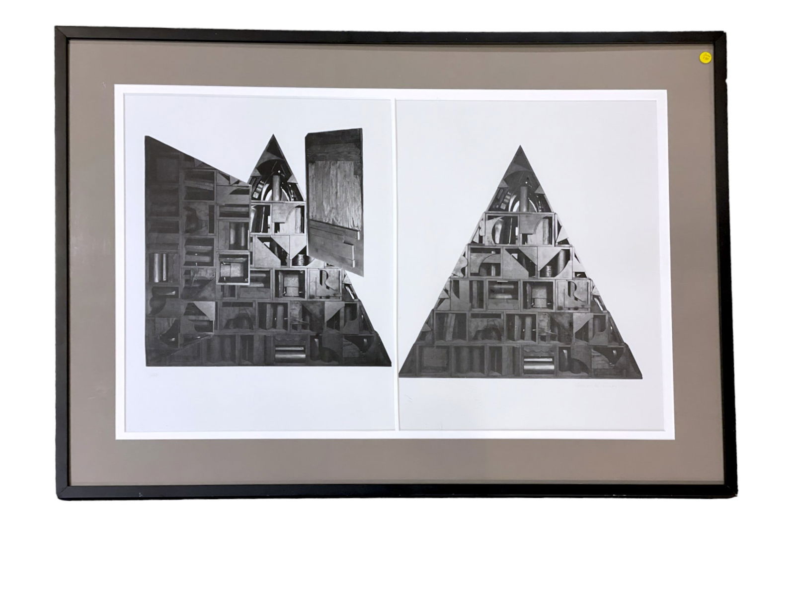 LOUISE NEVELSON (1899-1988) BLACK MRS BEHEMOTH (1 of 4)