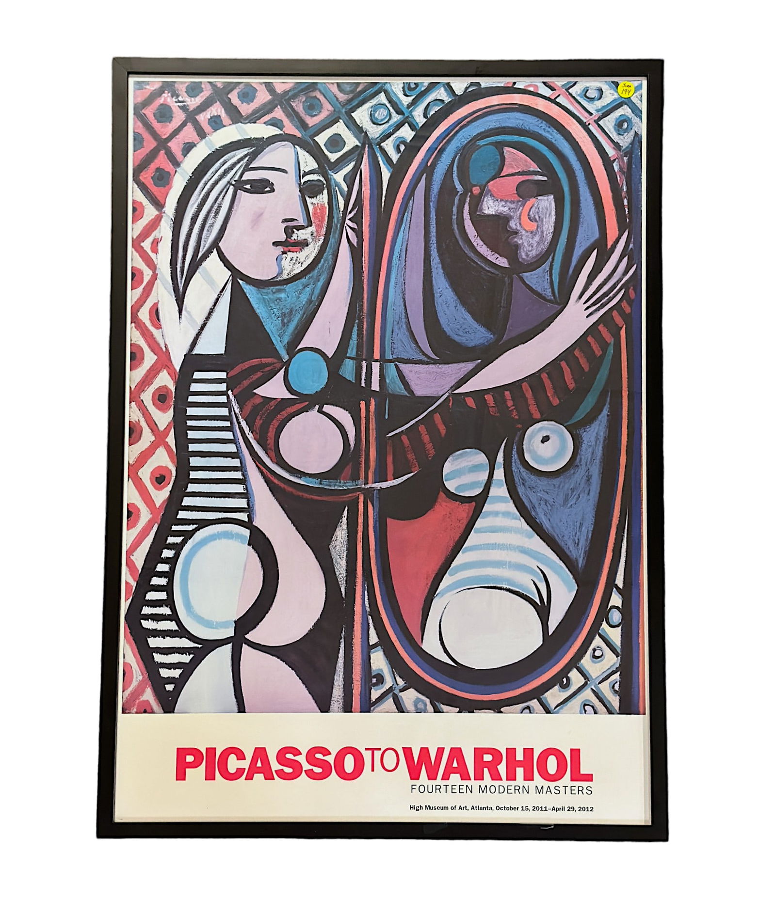 2012 HIGH MUSEUM PICASSO TO WARHOL EXHIBITION POSTER (1 of 3)